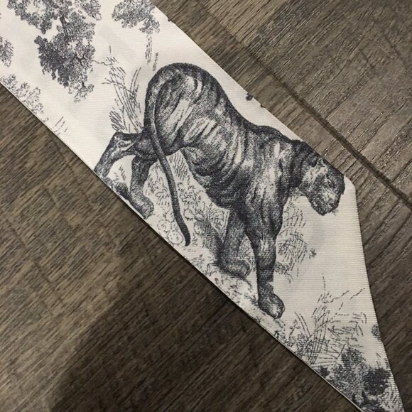 Christian Dior Silk Toile de Jouy Bandeau - Picture 3 of 4